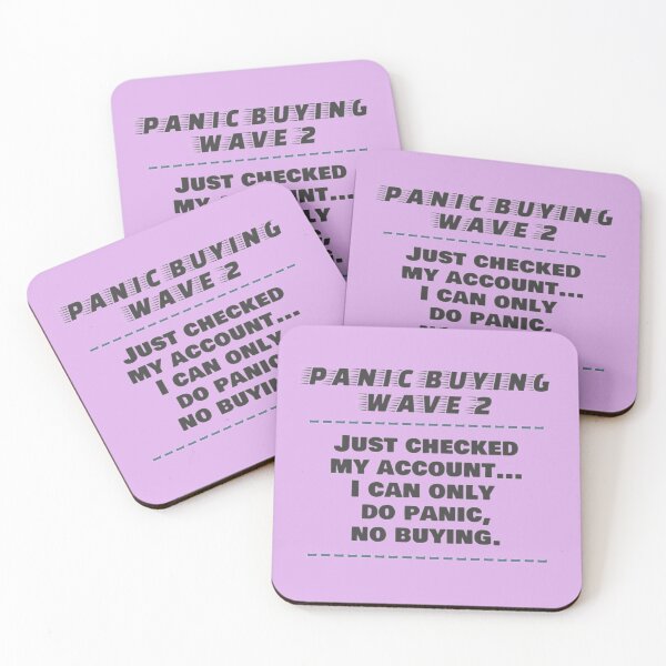 Item preview, Panic buying meme just panic, no buying designed and sold by PaperDreamPod.