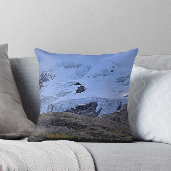 Item preview, Snow capped mountain illustration designed and sold by CanadianWild418.