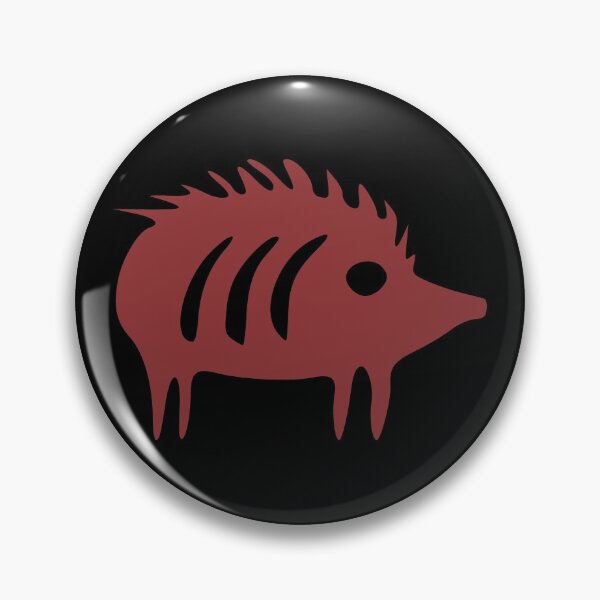Item preview, petroglyph wild boar designed and sold by petroglyphe.