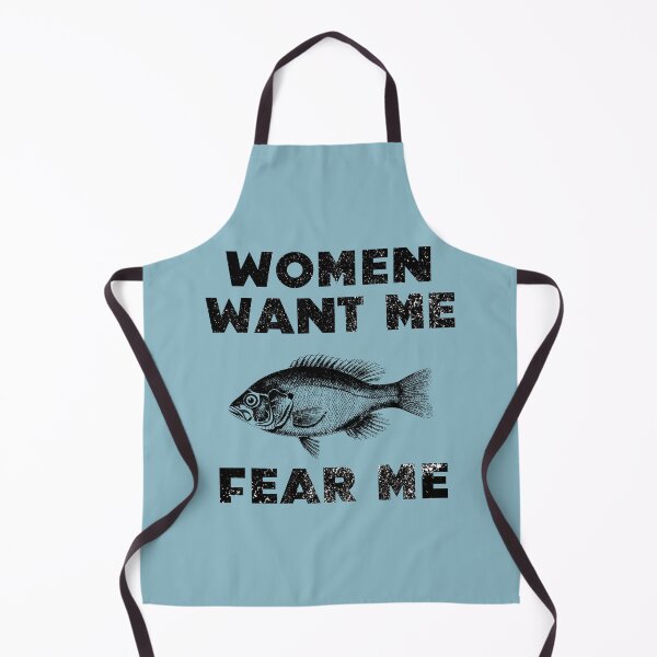 Item preview, Women Want Me Fish Fear Me Bold Distressed Vintage designed and sold by Sunny Collections.