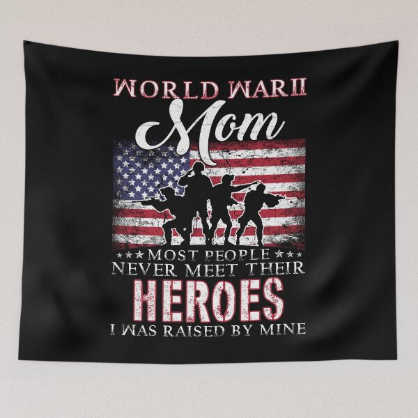Item preview, World War II Veteran Mom - US Military Vet Family Gift designed and sold by TimoJohnson78.