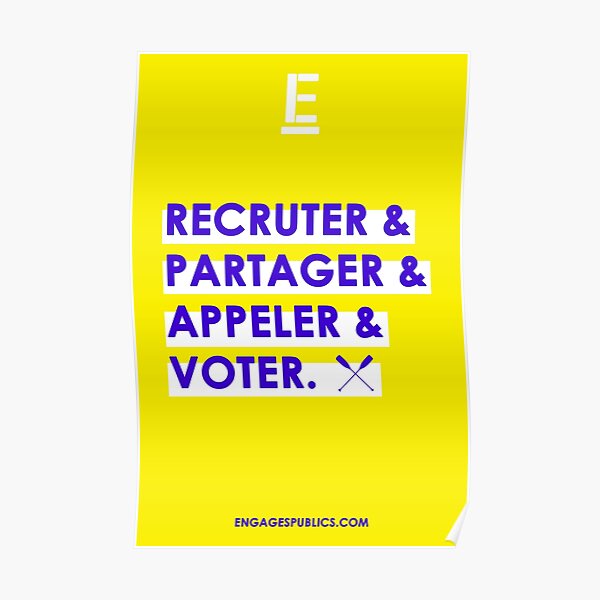 Post - Recruit & Share & Call & Vote Poster