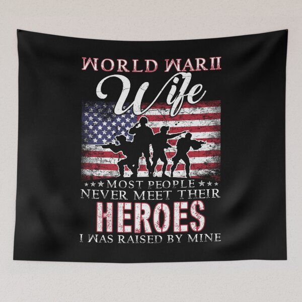 Item preview, World War II Veteran Wife - US Military Vet Family Gift designed and sold by TimoJohnson78.