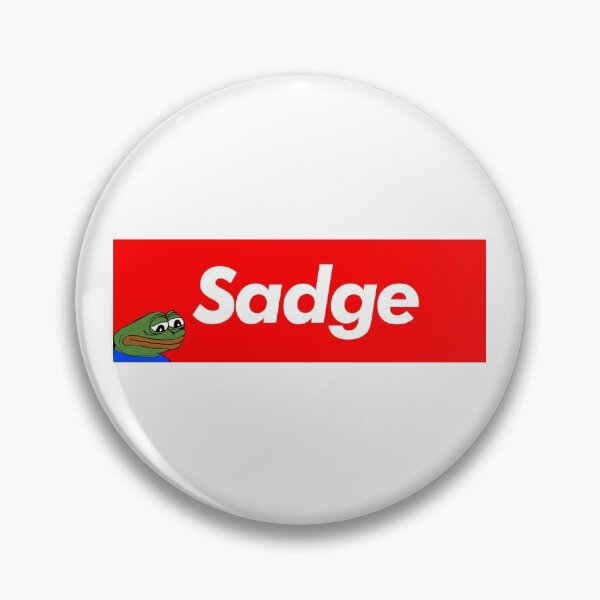 Item preview, Sadge FeelsBadMan Peepo Red Box Twitch Meme designed and sold by Twitchmeme.