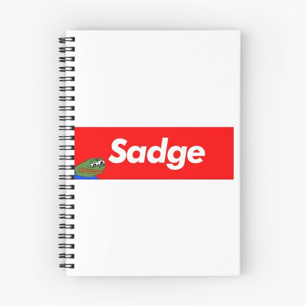 Item preview, Sadge FeelsBadMan Peepo Red Box Twitch Meme designed and sold by Twitchmeme.