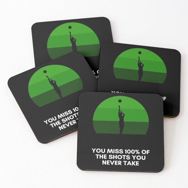 Item preview, You Miss 100% of The Shots You Never Take designed and sold by FitFabFunny.