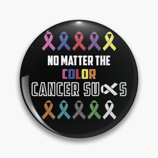 Item preview, No Matter The Color Cancer Sucks designed and sold by CoachEkong.