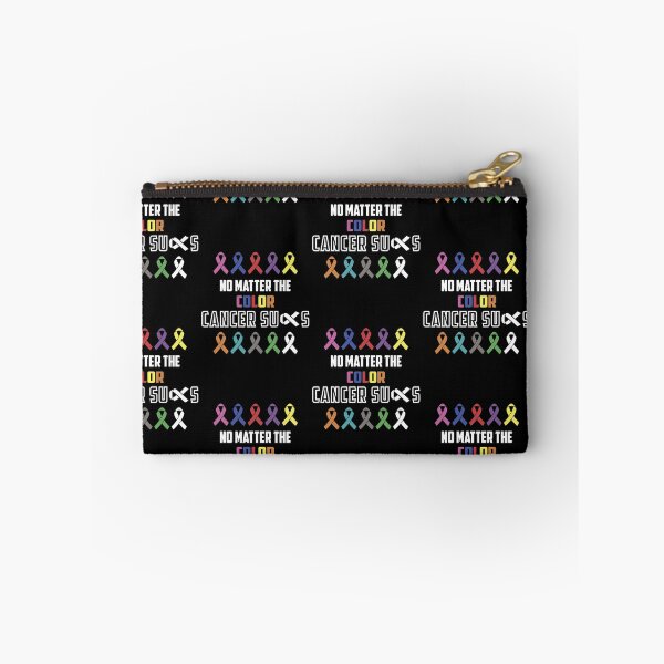 Item preview, No Matter The Color Cancer Sucks designed and sold by CoachEkong.