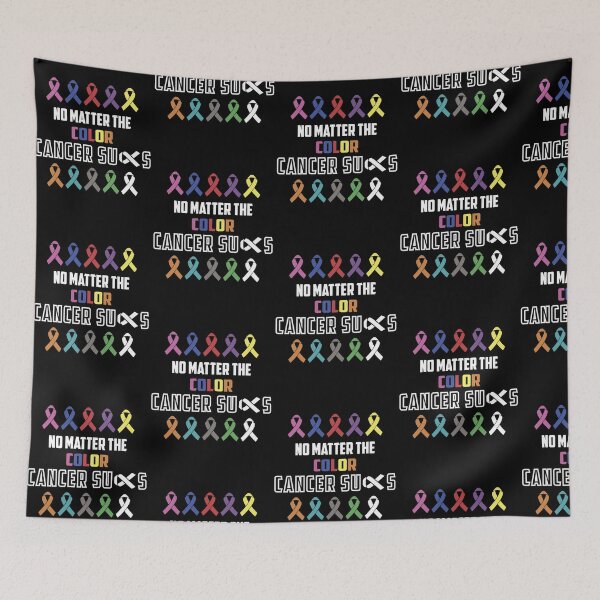 Item preview, No Matter The Color Cancer Sucks designed and sold by CoachEkong.
