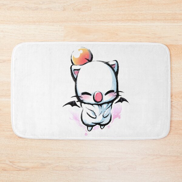 Item preview, Moogle watercolor - Final Fantasy Creature // Cute Summon // Cloud ff7 / Final fantasy VII remake designed and sold by BlancaVidal.