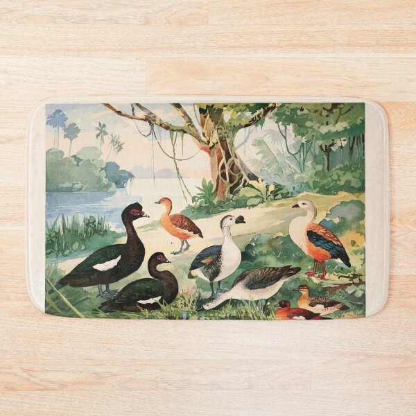 Item preview, Birds of the Amazon Album de aves amazonicas Emil Goldi 1906 010 Marrecao Patos Marrecas designed and sold by WetdryvacRB01.