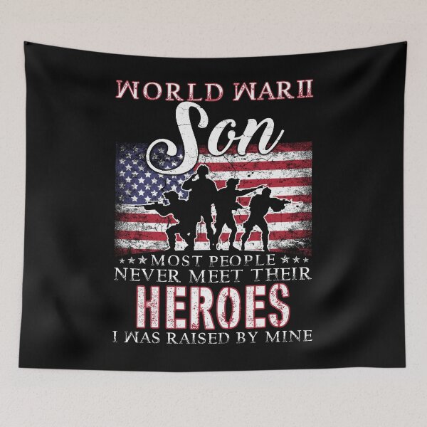 Item preview, World War II Veteran Son - US Military Vet Family Gift designed and sold by TimoJohnson78.