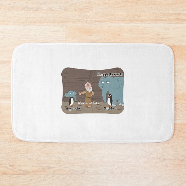 Item preview, AH42: GitHub + Kaggle = My Code designed and sold by NeuronQ.