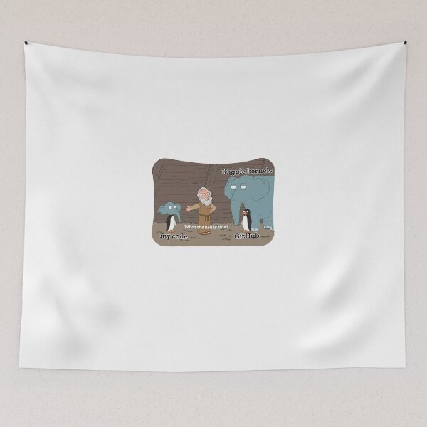 Item preview, AH42: GitHub + Kaggle = My Code designed and sold by NeuronQ.