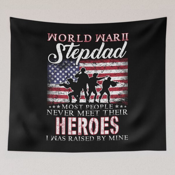 Item preview, World War II Veteran Stepdad - US Military Vet Family Gift designed and sold by TimoJohnson78.