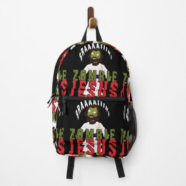 Item preview, Creepy Zombie Jesus wants BRAINS! Funny Horror creepy zombie jesus brains atheist agnostic humor gift idea designed and sold by AllLeftSides42.