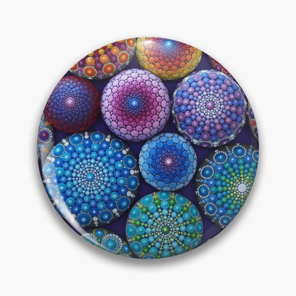 Item preview, Rainbow Mandala Stone Collection designed and sold by Elspeth McLean.