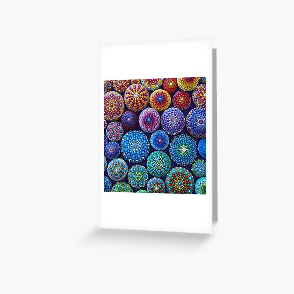Item preview, Rainbow Mandala Stone Collection designed and sold by Elspeth McLean.
