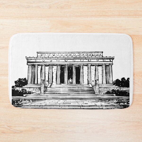 Item preview, LINCOLN MEMORIAL - ink painting.1 designed and sold by lautir.