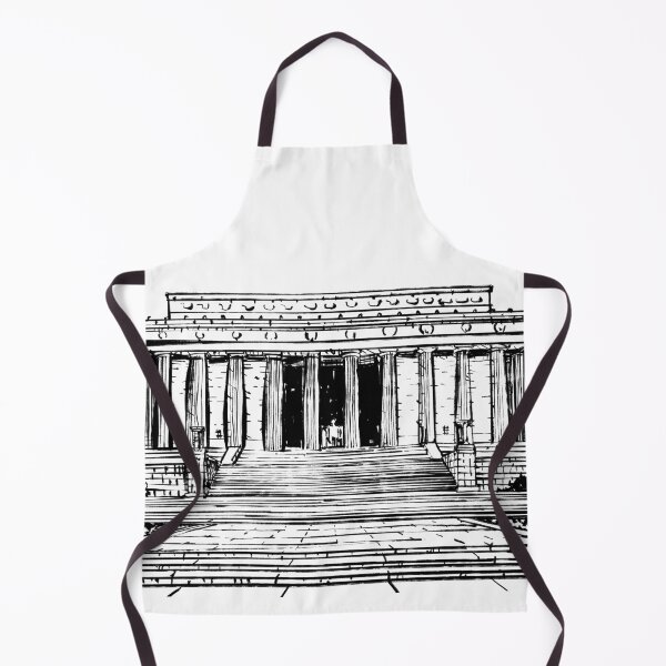 Item preview, LINCOLN MEMORIAL - ink painting.1 designed and sold by lautir.