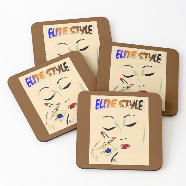 Item preview, ELITE STYLE : Vintage Magazine Fashion Makeup Advertising Print designed and sold by posterbobs.