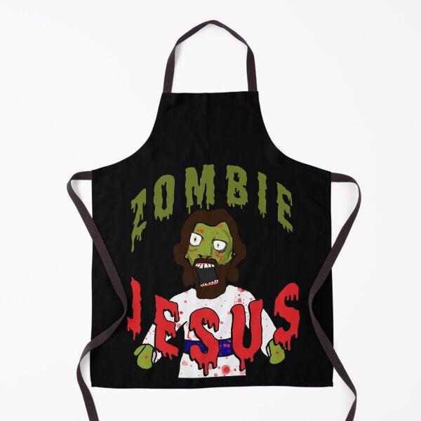 Item preview, Creepy Zombie Jesus wants BRAINS! Funny Horror creepy zombie jesus brains atheist agnostic humor gift idea designed and sold by AllLeftSides42.