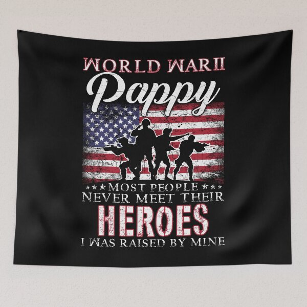 Item preview, World War II Veteran Pappy - US Military Vet Family Gift designed and sold by TimoJohnson78.