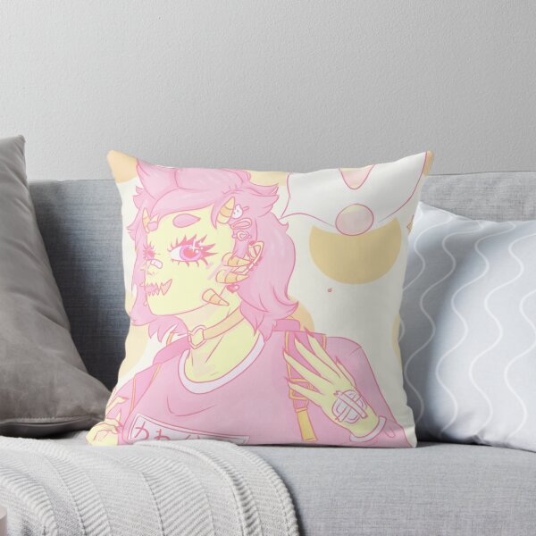 Item preview, College Monster Girl (PINK&YELLOW) designed and sold by aloetech.