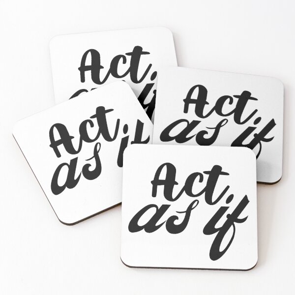 Item preview, Act As If - Law of Attraction  designed and sold by LoA-Lady.