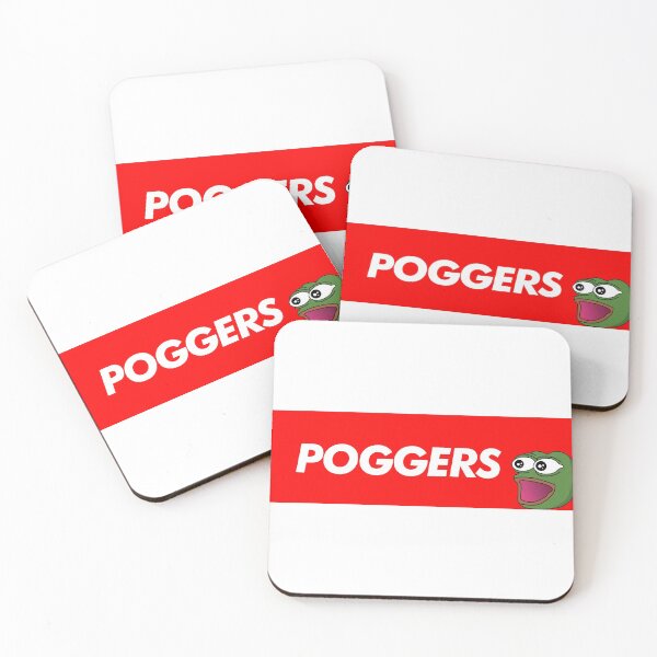 Item preview, POGGERS Red Box Twitch emote Meme designed and sold by Twitchmeme.