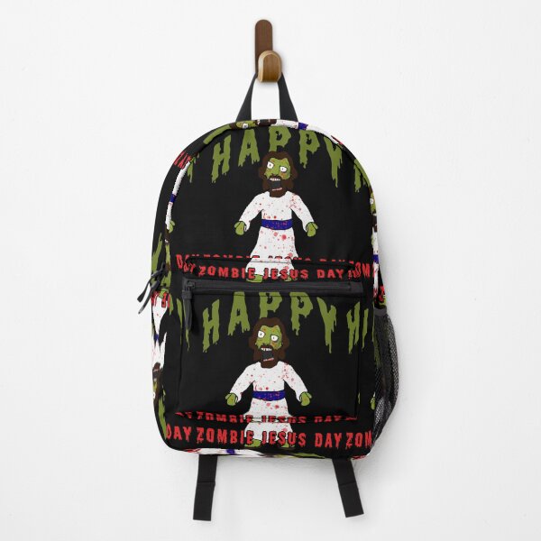 Item preview, Creepy Zombie Jesus wants BRAINS! Happy Zombie Jesus Day! Funny Horror creepy zombie jesus brains atheist agnostic humor gift idea designed and sold by AllLeftSides42.