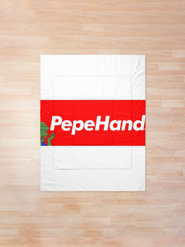 Pepehands Red Box Twitch Emote Meme Bttv Better Twitch Tv Merch Comforter By Twitchmeme Redbubble