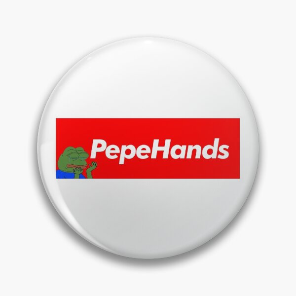 Item preview, PepeHands Red Box Twitch emote Meme BTTV Better Twitch TV Merch designed and sold by Twitchmeme.
