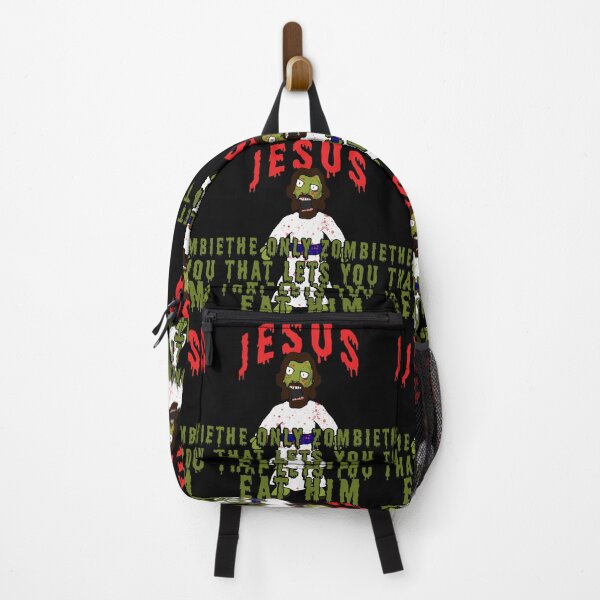 Item preview, Creepy Zombie Jesus wants BRAINS! Funny Horror creepy zombie jesus brains atheist agnostic humor gift idea designed and sold by AllLeftSides42.
