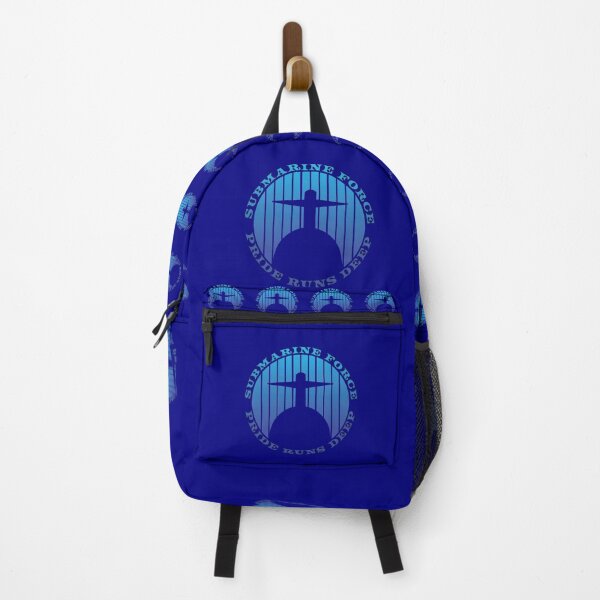 Item preview, Submarine Force Pride Runs Deep Ocean Blue Clear Design designed and sold by MadMando.