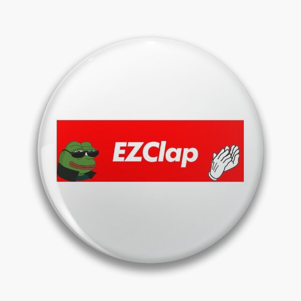 Item preview, EZClap EZ Clap Red Box Twitch emote Meme BTTV Better Twitch TV Merch designed and sold by Twitchmeme.