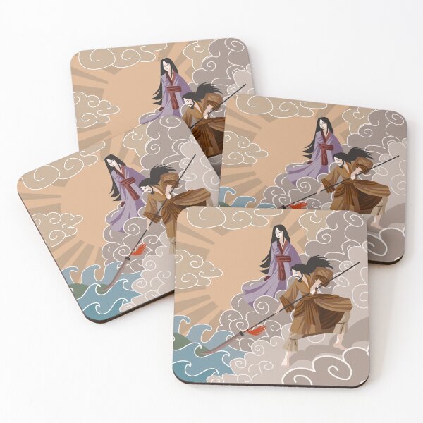 Item preview, Izanagi and Izanami asian mythology shinto god and goddess creating an island designed and sold by matintheworld ( delcarmat ).