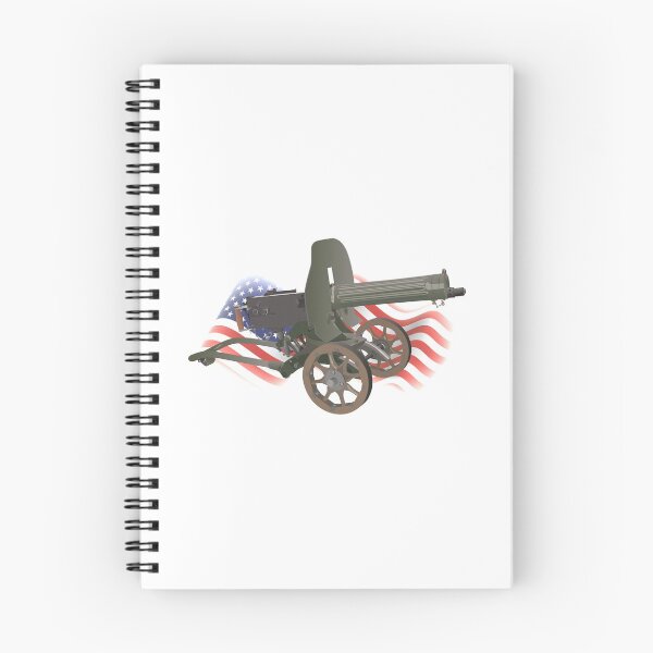 Item preview, Maxim Gun with US Flag designed and sold by NorseTech.