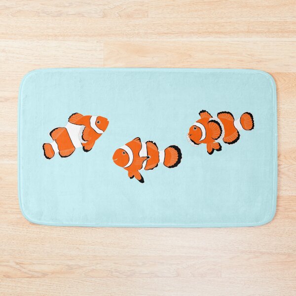 Item preview, 3 clownfish anemonefish / 3 orange white fish / cup designed and sold by CreaVisArt.