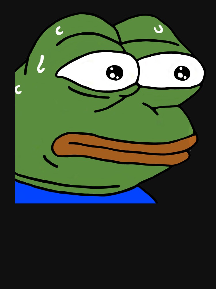 "monkaS Twitch emote Meme BTTV Better Twitch TV Merch" Active TShirt