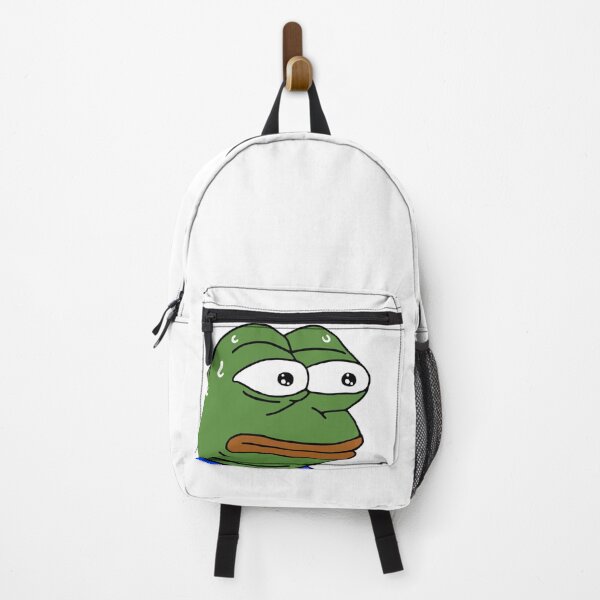 "monkaS Twitch emote Meme BTTV Better Twitch TV Merch" Backpack by