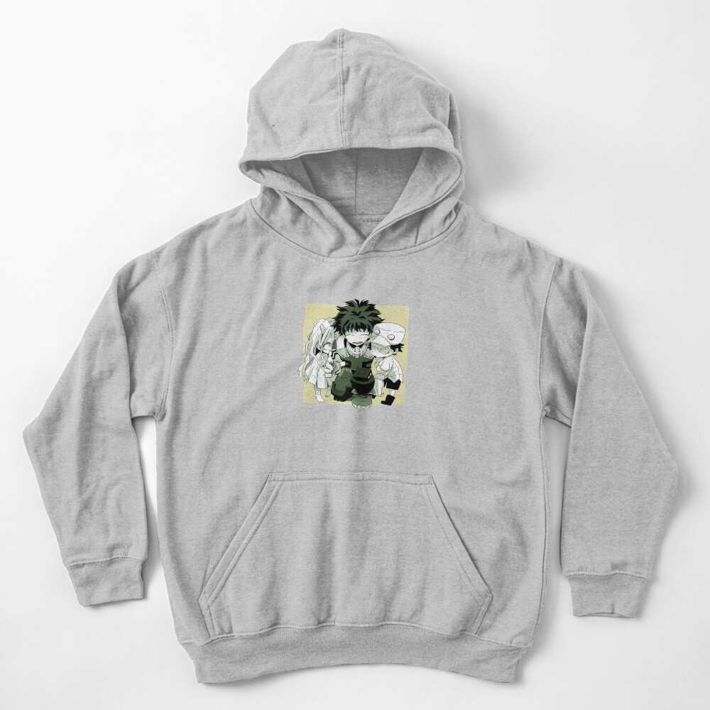 Deku and the Kids Eri Chan and Kota Izumi Kids Pullover Hoodie
