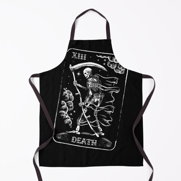 Item preview, Death Tarot Card with Reaper Skeleton Reading Profound Change designed and sold by SpreadForSatan.