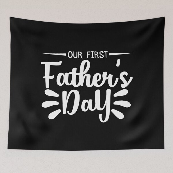 Item preview, Our First Fathers Day designed and sold by TooFlyDesign.