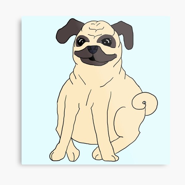 Pug Perro//Cachorro Personalizado//llamado Camiseta Bebé-Gran Regalo Niño