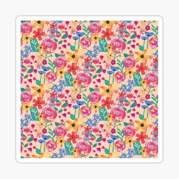 Floral Fun Sticker