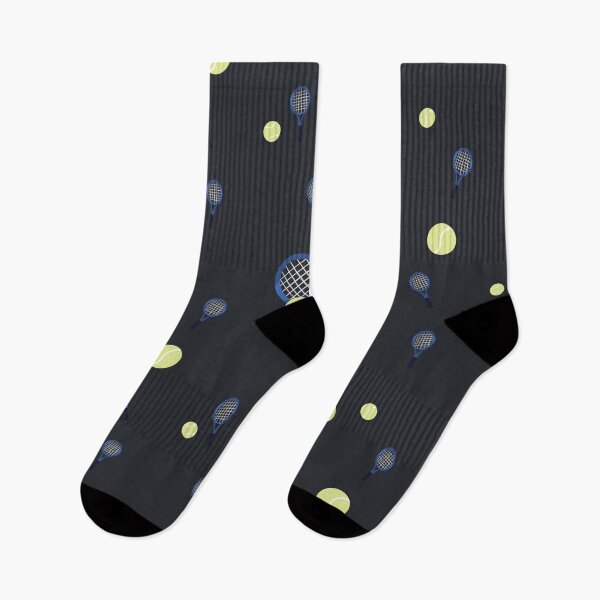 Artikelvorschau, Tennismuster - Blau und Schwarz entworfen und verkauft von chipkazoo.
