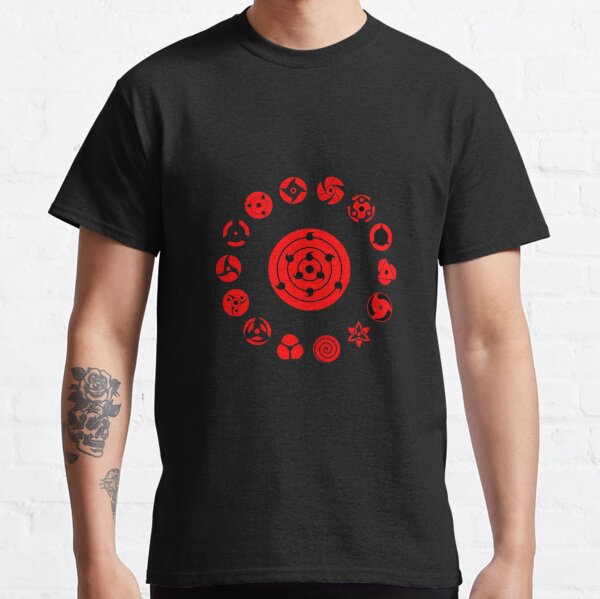 Kakashi Sharingan T Shirts Redbubble - akatsuki t shirt roblox