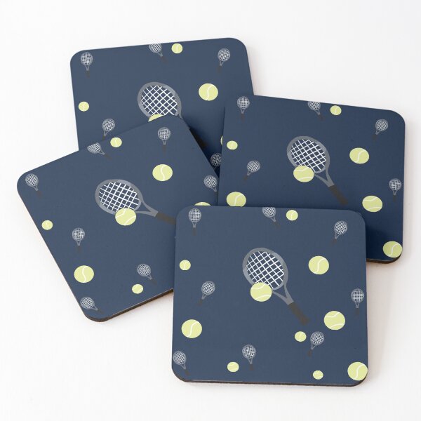 Item preview, Tennis Pattern - Silver and Blue designed and sold by chipkazoo.