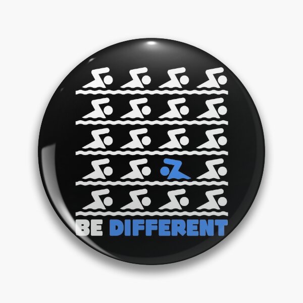 Item preview, Personalized gift be different from swimming designed and sold by Nessshirts.